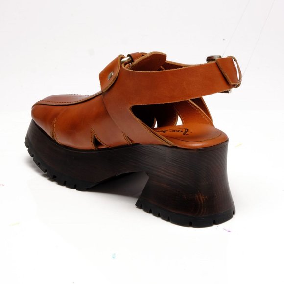 🆕 FREE PEOPLE Astoria Clogs / Saddle Tan - Picture 5 of 10